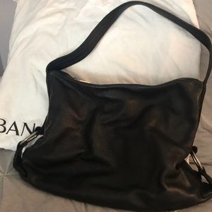 Gorgeous black leather Banana Republic crossbody